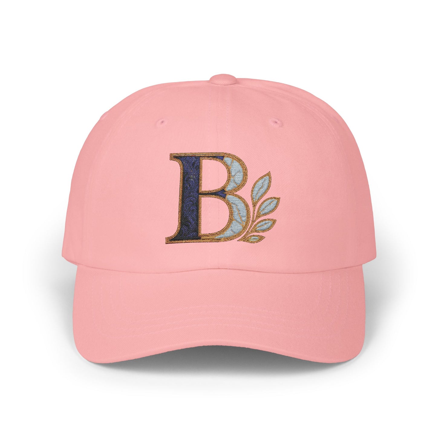 Stylish Classic Dad Cap with Elegant Initial Design, Gift for Fathers Day, Casual Everyday Hat, Trendy Accessory for Men