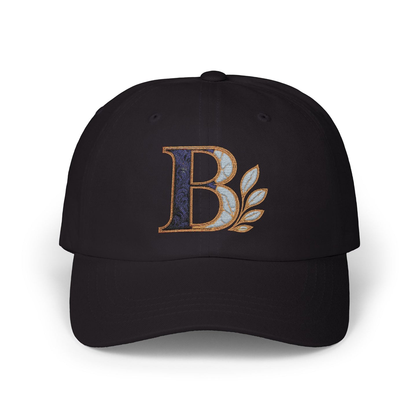 Stylish Classic Dad Cap with Elegant Initial Design, Gift for Fathers Day, Casual Everyday Hat, Trendy Accessory for Men